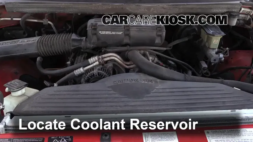 1995 Dodge Ram 1500 5.2L V8 Standard Cab Pickup Coolant (Antifreeze) Flush Coolant